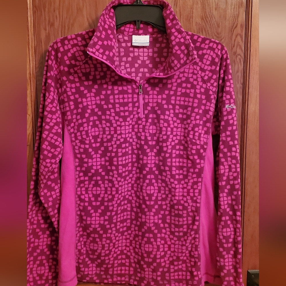 Columbia 3/4 Zip Pullover    L